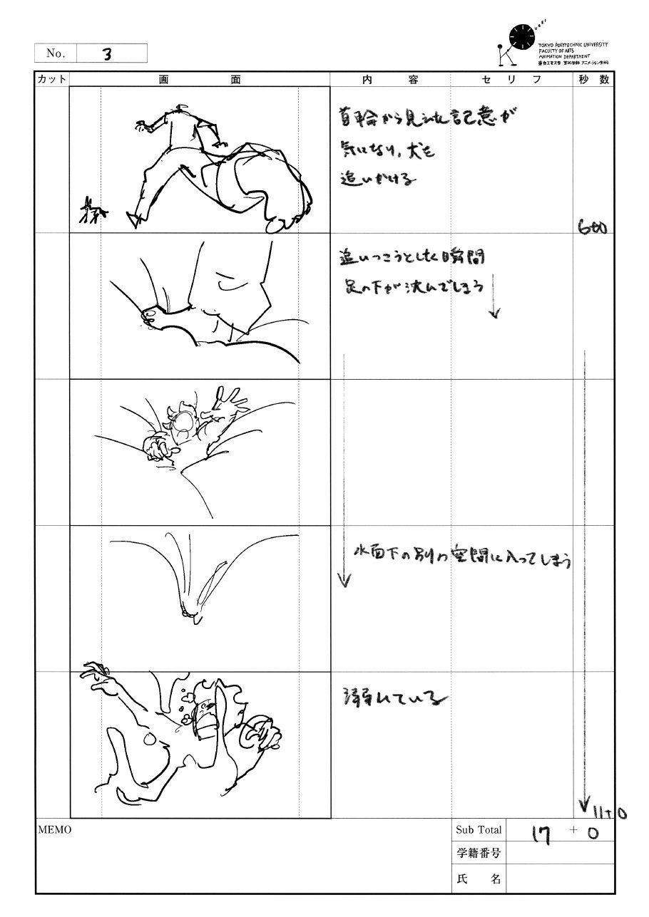 Storyboard page 3 from After North.