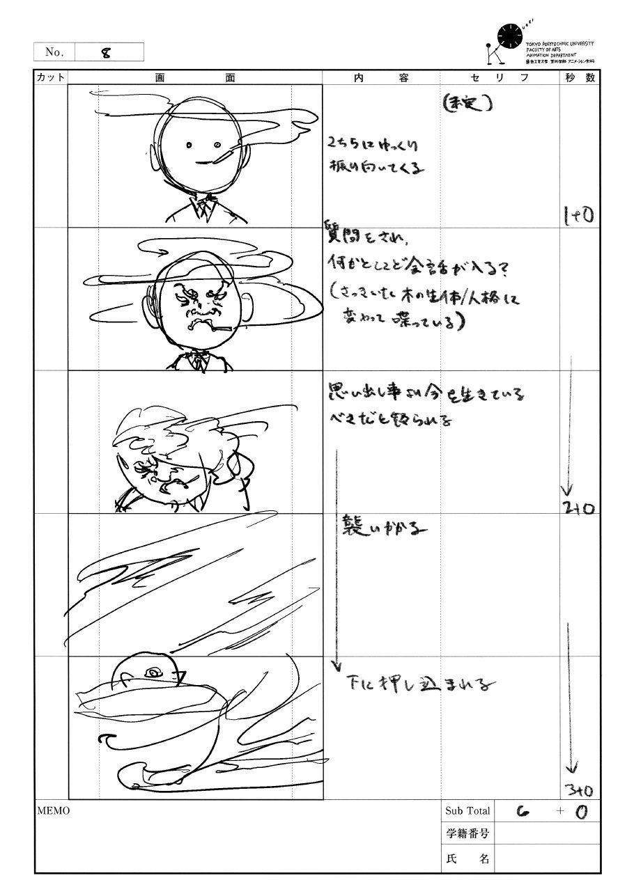 Storyboard page 8 from After North.