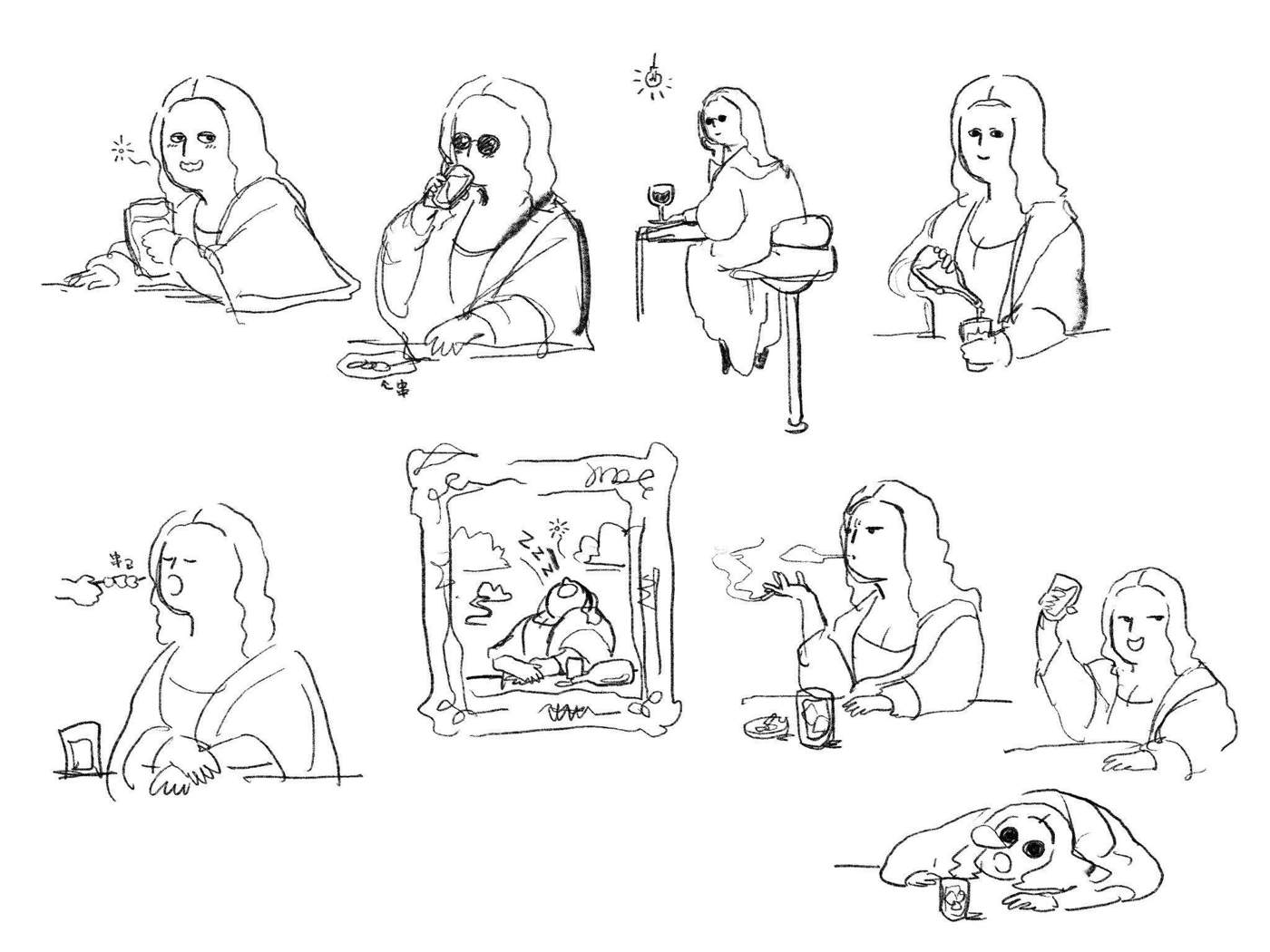 モナリ座 sketches