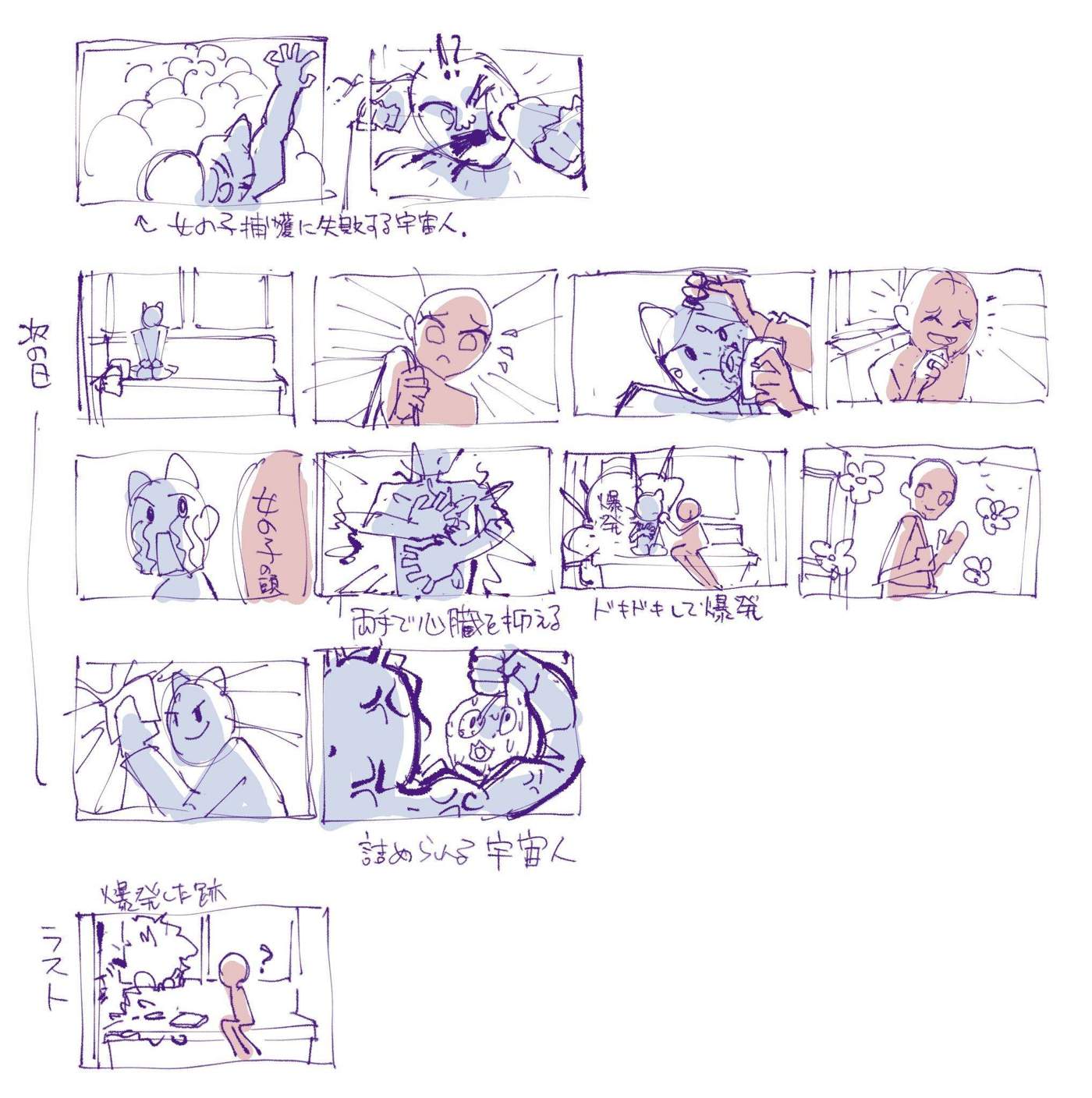 Key cut sheet for 中前りおん–片恋ラプソディMV