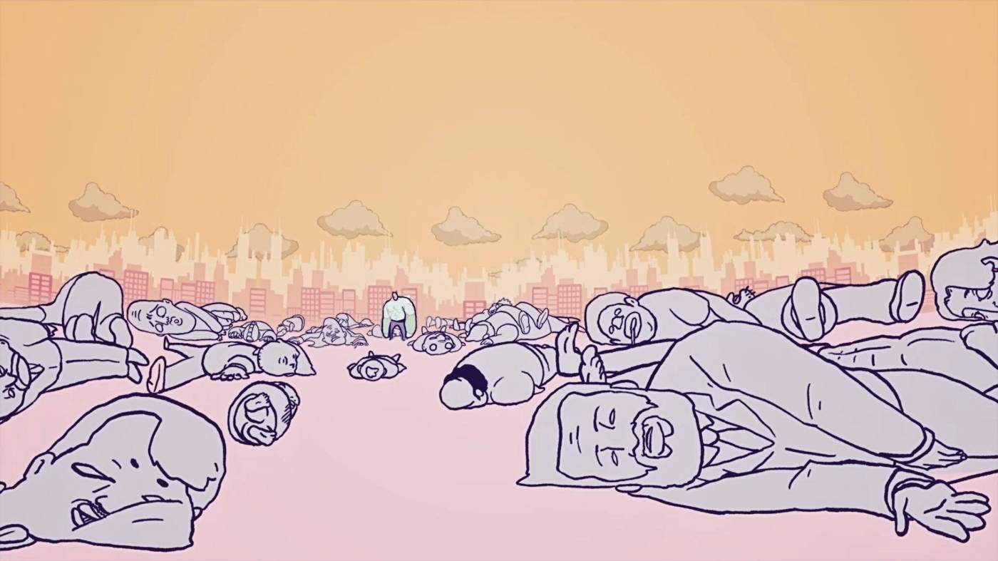 Battlefield scene from 中前りおん–片恋ラプソディMV